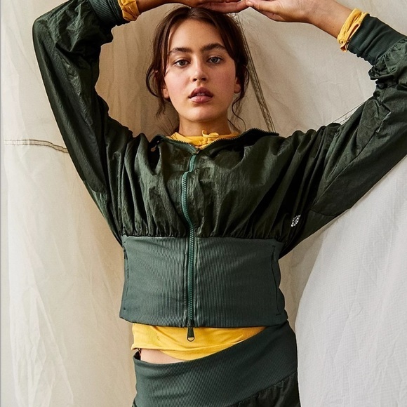 NWT Free People Start Me Up Jacket Green Medium‎ - Picture 8 of 8